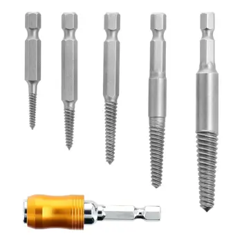 Set za izvlačenje slomljenih vijaka s držačem 1/4" YATO (6/1)
