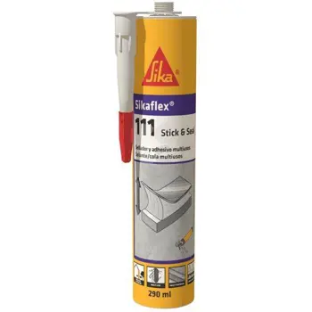 SIKA SIKAFLEX-111 STICK&SEAL 290ML BIJELO LJEPILO+BRTVILO