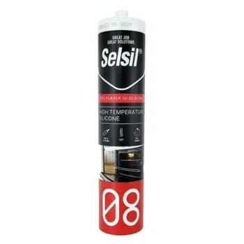 Silikon za visoke temperature do 300°C, 280 ml, crveni CROMASIL