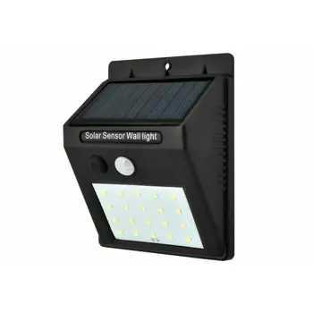 SOLARNA LED SVJETILJKA 3W 6000K 20XSMD SA SENZOROM POKRETA I SUMRAKA IP65