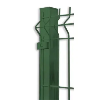 STUP OGRADNI 50X50X1100 SA STOPOM ZELENI RAL6005 ZA PANEL1030MM