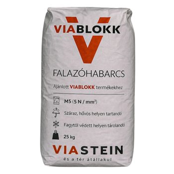 Tankoslojni mort za zidanje porobetona (Siporeksa) M5 VIABLOKK 25 kg