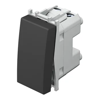TEM mehanizam tipkalo 1M 16A 1P crni SB (SM11SB)