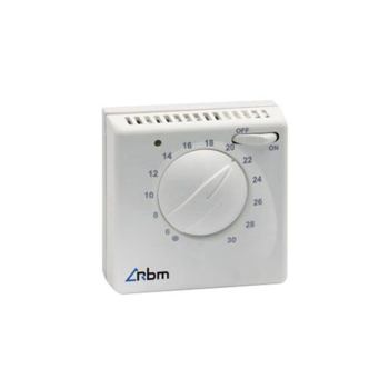 TERMOSTAT ZA PODNO GRIJANJE ANALOGNI RBM G29723 BIJELI, ZIDNI