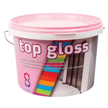 TOP GLOSS VODOPERIVI BEZBOJNI PREMAZ UNUTARNJI 0,85L  