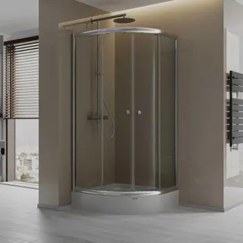 TUŠ KABINA STYLO FORMINA POLUKRUŽNA 90X90 H=180CM PROZIRNO STAKLO 6MM 