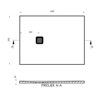 tus-kada-pravokutna-120x90-cm-voxort-premium-mirabel-crna-63497-77327.webp