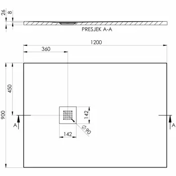 tus-kada-voxort-premium-belle-120x90cm-pravokutna-siva-66386-77271.webp
