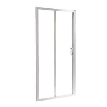 TUŠ VRATA AQ LAGUNA KLIZNA 100 H=190CM SREBRNA/PROZIRNO STAKLO 1013311