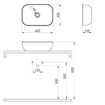 umivaonik-na-plocu-concepto-bell-465x32-x135-mat-crno-bijela-60705-79185.webp