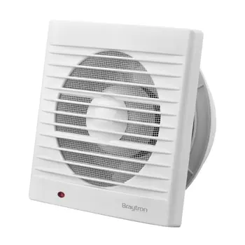 VENTILATOR KUPAONSKI 12W 100MM KVADRATNI BIJELI 
