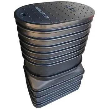 VODOMJERNO OKNO PE 600X400 H=1M, BEZ POKLOPCA 
