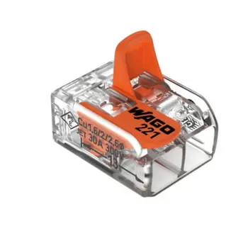WAGO SPOJNICA ZA KABELE 2X0,5-6MM2 PREKLOPNA 