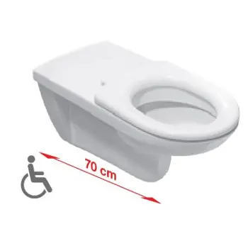 WC ŠKOLJKA VISEĆA ZA INVALIDE JIKA DEEP 