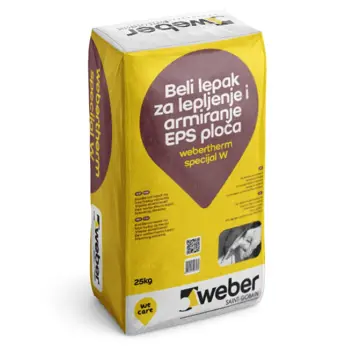 WEBER BIJELO LJEPILO ZA STIROPOR SPECIJAL 25KG 