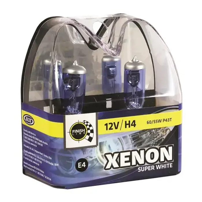 Auto žarulja H4 12V (2 komada) – Xenon Super White (AO02847)