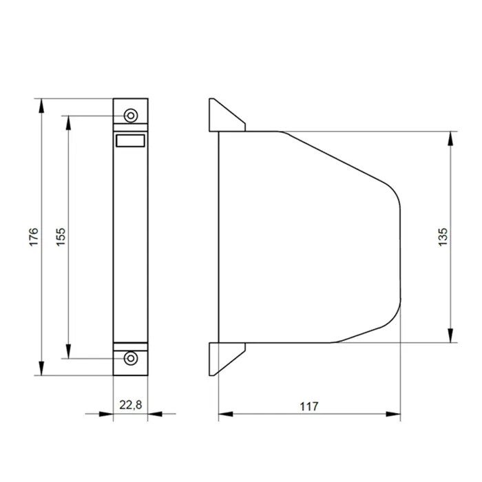 Automat za rolete s trakom antracit (sivi)