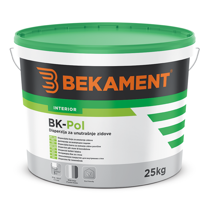 Boja za unutarnje zidove BEKAMENT BK-POL 15 L (25 kg)