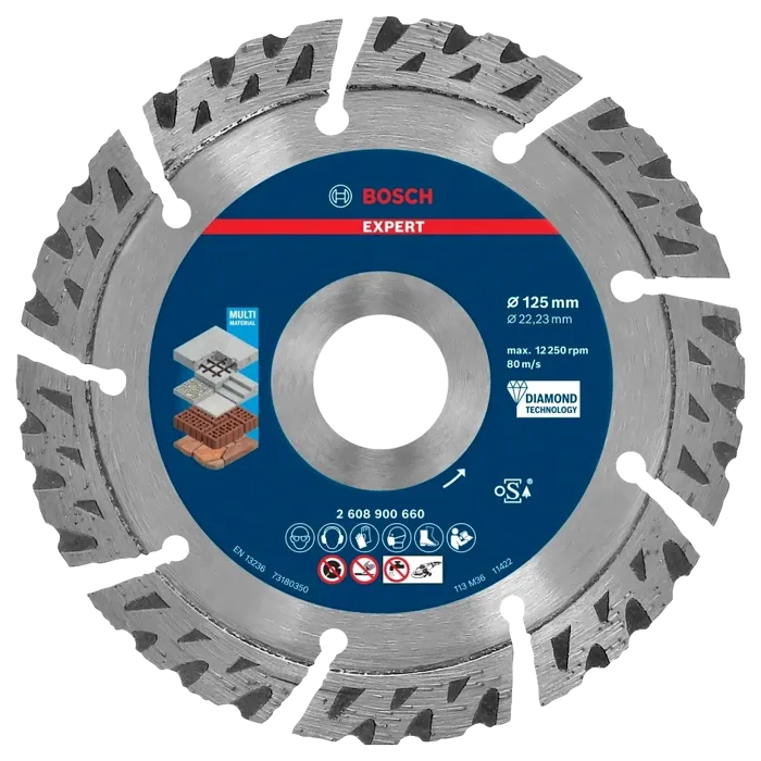 BOSCH EXPERT Dijamantna rezna ploča MultiMaterial 125 mm (X-LOCK)