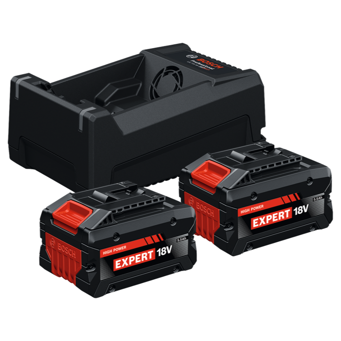 BOSCH set baterija 2x EXBA 18V-55 + punjač GAL 12V/18V-80