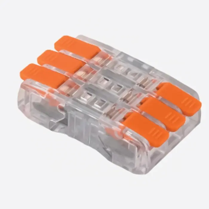 Brza dvostrana spojnica za kabele 6 ulaza (3 pola, 0.2 - 2.5 mm2) - PAWBOL