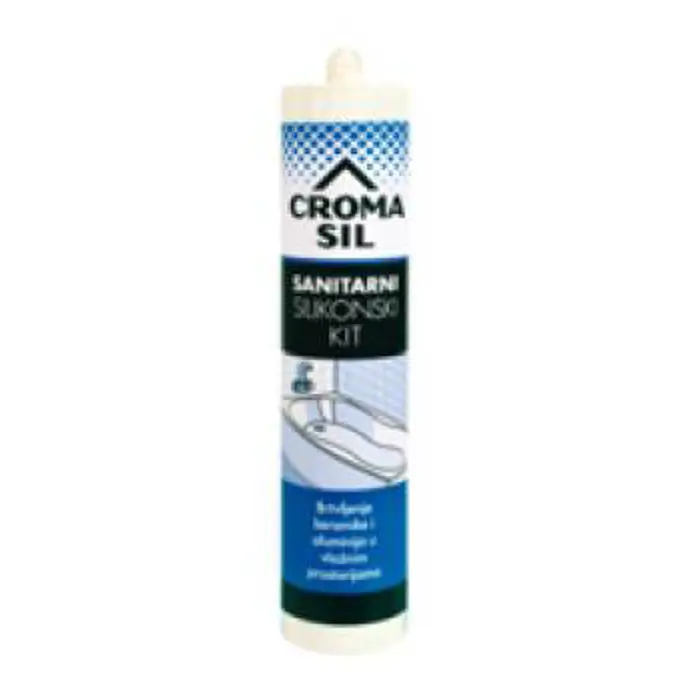 CROMASIL SANITARNI SILIKONSKI KIT BIJELI 280ML