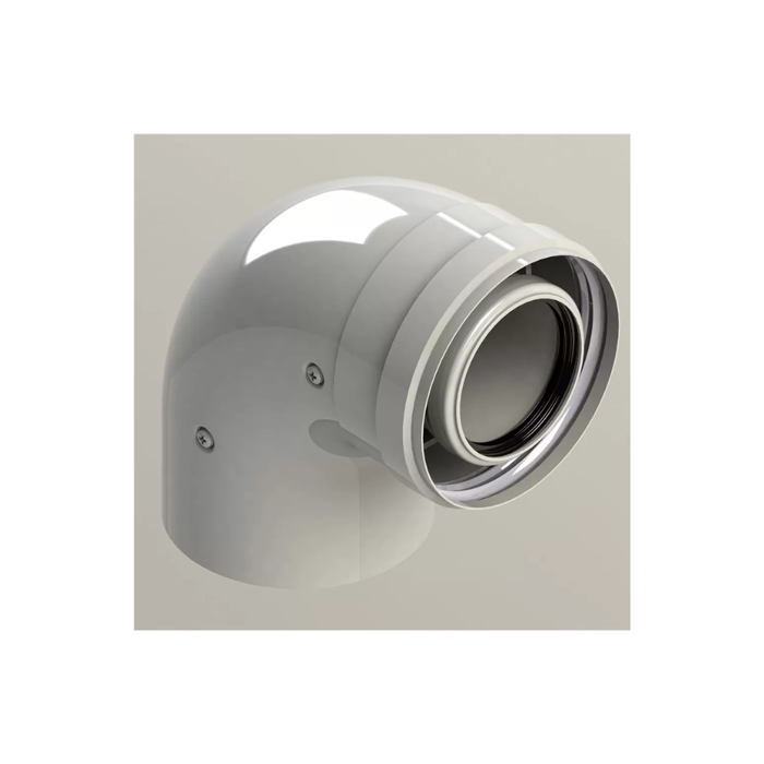 DIMOVODNO KOLJENO FI 60/100 90 PPS/ALU PE-LINE