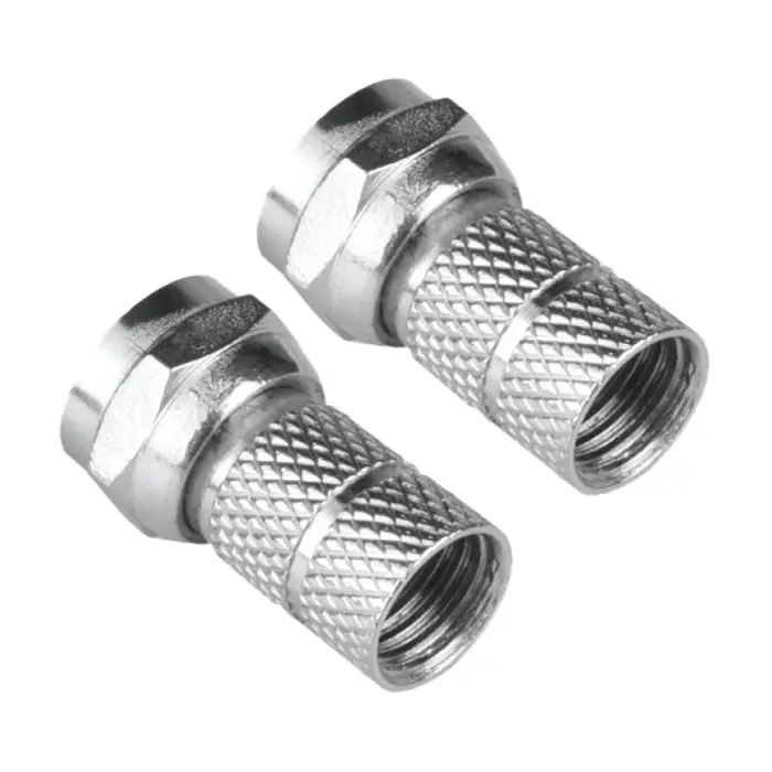 F-konektor antenski (utikač) 6,5 mm – pakiranje 2 komada
