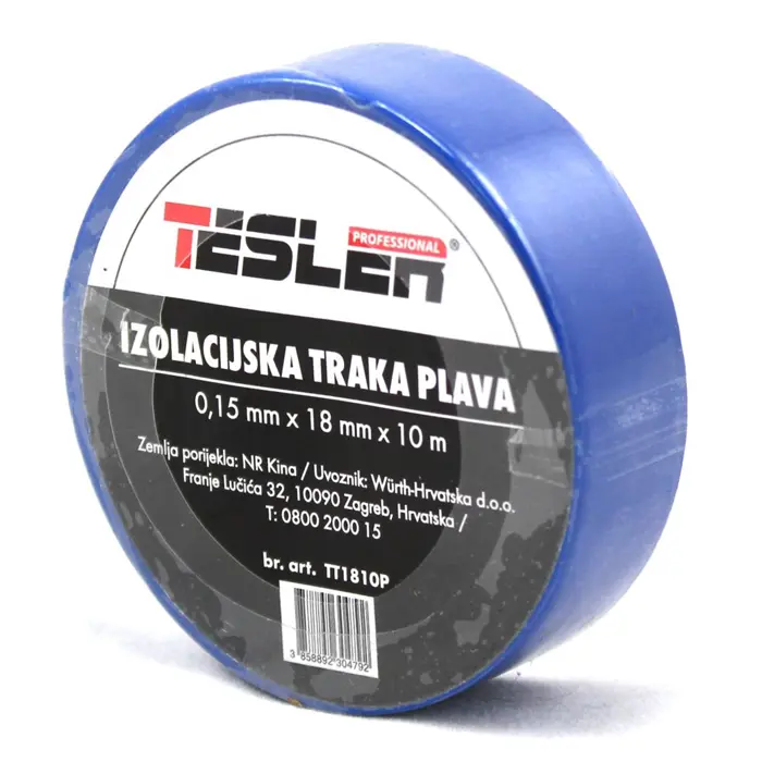 Izolir traka plava 0,15 x 18mm x 10m TESLER