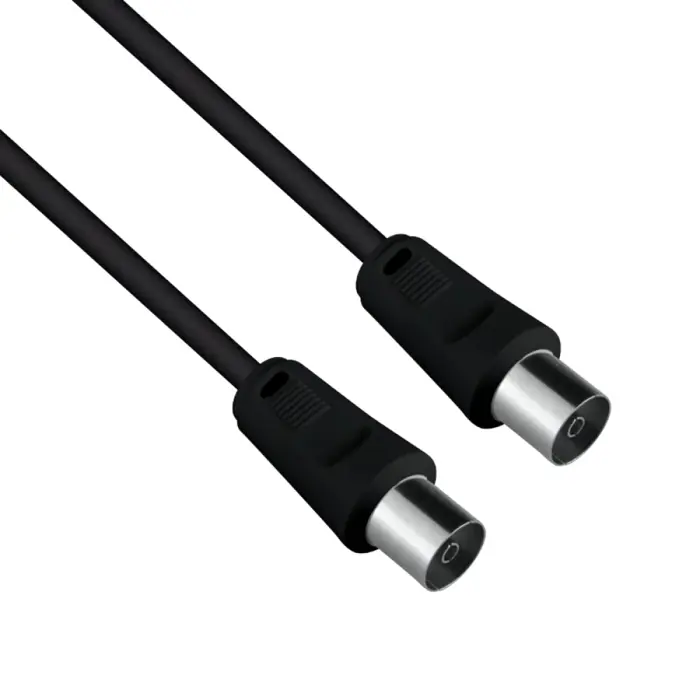 Kabel antenski za TV 1.5m crni DPM (BMF01B)