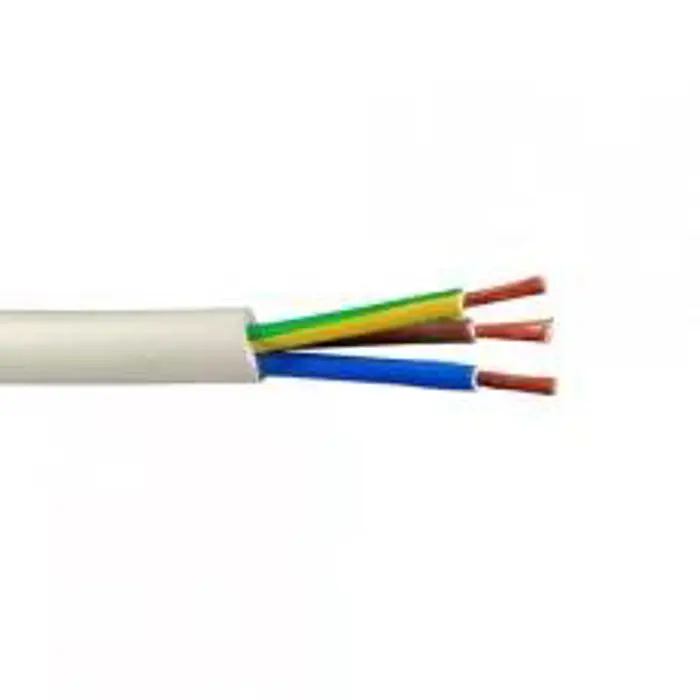 Kabel za struju savitljivi PP/L (H03VV-F) 3x0,75 mm2 (Bijeli)