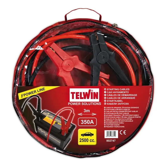 Kablovi za startanje TELWIN 3M 350A (25 mm2)