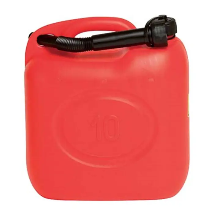 Kanister za gorivo PVC s fleksibilnim lijevkom, 10L, crveni