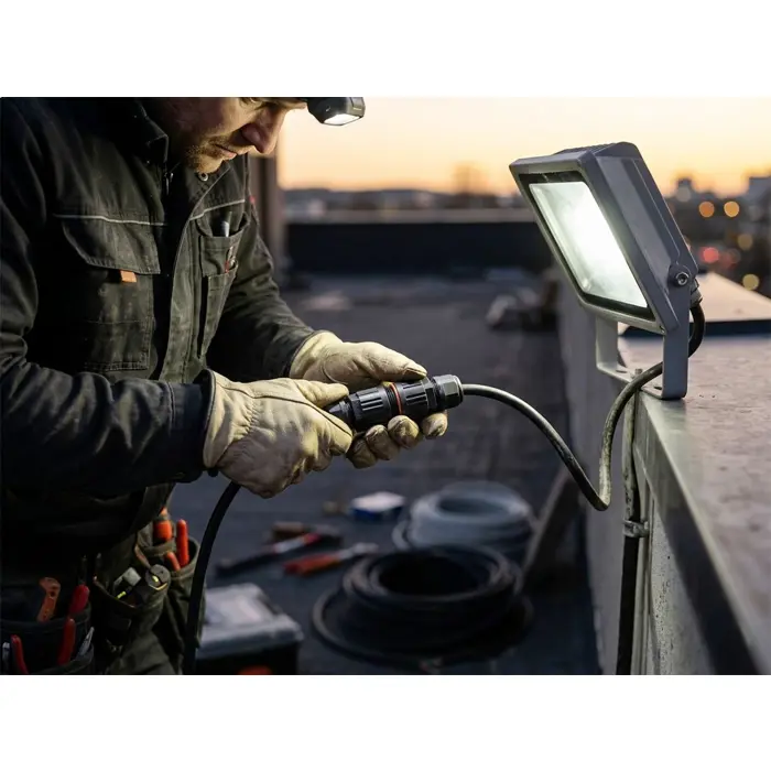 Konektor vodonepropusni IP68 3-pin za kabel (do 32A)