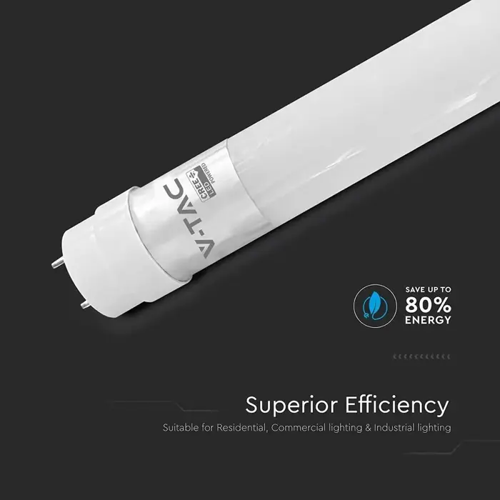 LED cijev plastična T8 18W, 120cm, 1850lm, 6500K (hladna bijela)