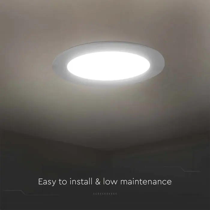 LED panel ugradbeni okrugli 12W 4000K (Neutralna) 1200lm fi 170,5mm bijeli
