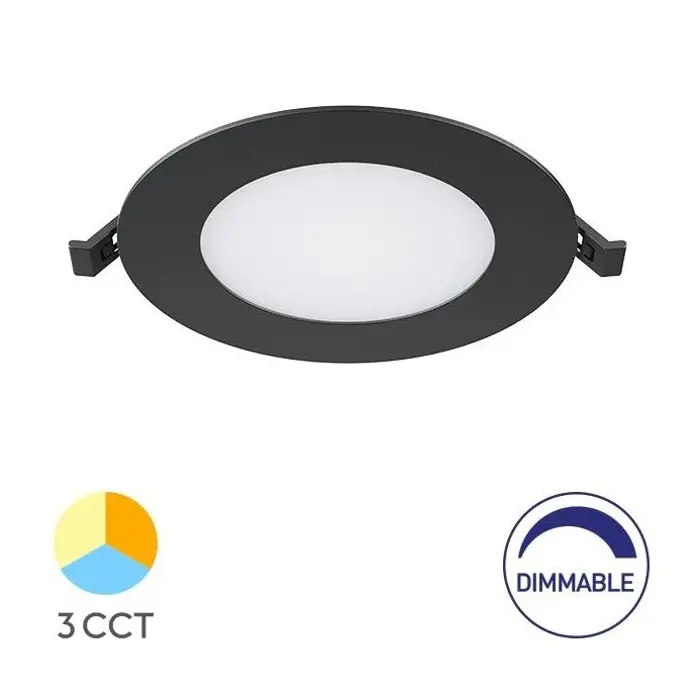 LED panel ugradbeni okrugli 6W 3CCT (promjenjivo svjetlo) 470LM IP40