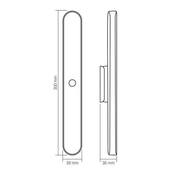 LED Prijenosna Svjetiljka VIDEX 1.5W 30cm Punjiva s Daljinskim + Magnet, 3CCT
