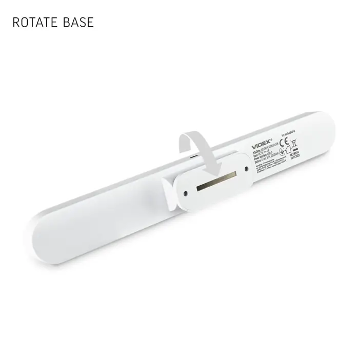 LED Prijenosna Svjetiljka VIDEX 1.5W 30cm Punjiva s Daljinskim + Magnet, 3CCT