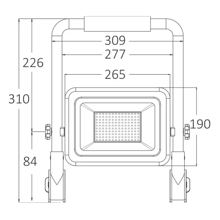 LED Reflektor 100W 3CCT IP65