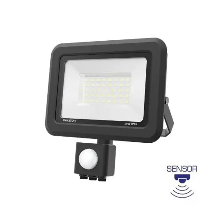 LED REFLEKTOR 20W 6500K 1620LM IP54 SA PIR SENZOROM