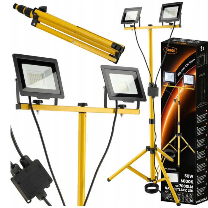 LED reflektor radni set 2x50W 6000K 7000lm