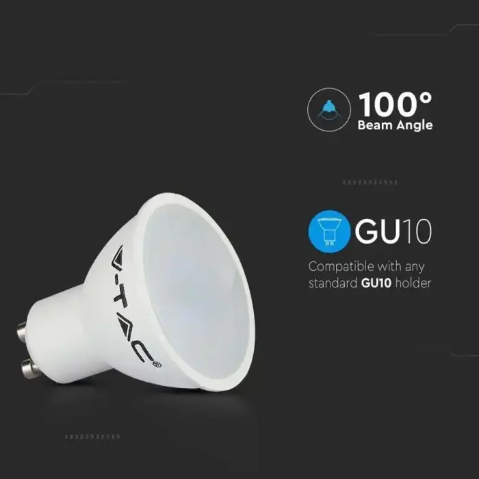 LED Spot Žarulja GU10 4,5W (Ekvivalent 35W) – Hladna Bijela 6500K