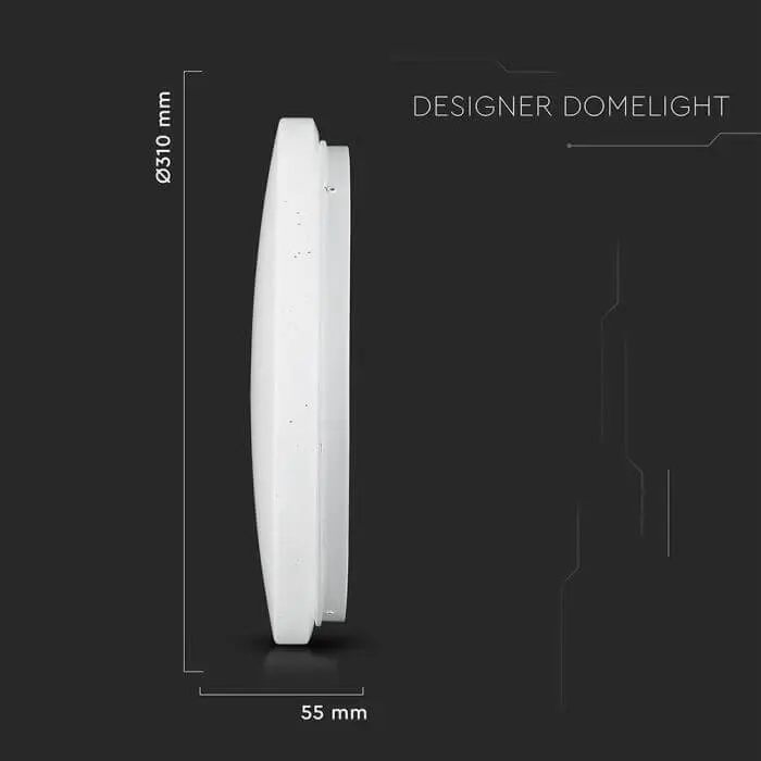 LED stropna lampa 18W 3u1 CCT (1800 lm) Zvjezdano Nebo - fi 31cm