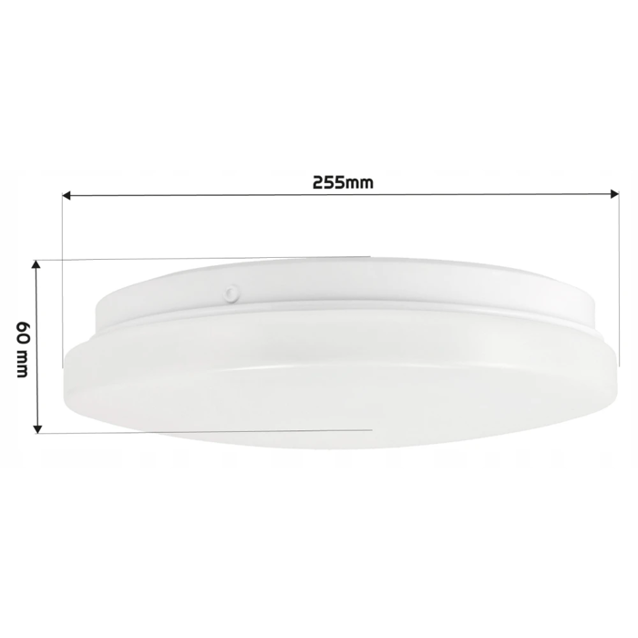 LED Stropna lampa 18W 4500K 1440lm fi255 mm