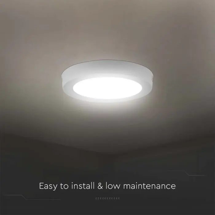 LED Stropna Lampa (Panel) 6W Nadgradna, Okrugla fi 121,2 mm, 4000K (Neutralna)