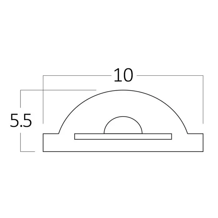 LED traka COBLINE 12 W/m 3000 K 1250 lm/m 220-240 V (BS02-00710)