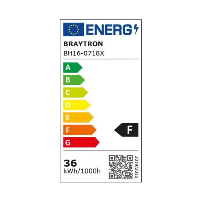 LED Viseća svjetiljka 38W, 3680lm, 450x450mm, Kvadratna, Crna