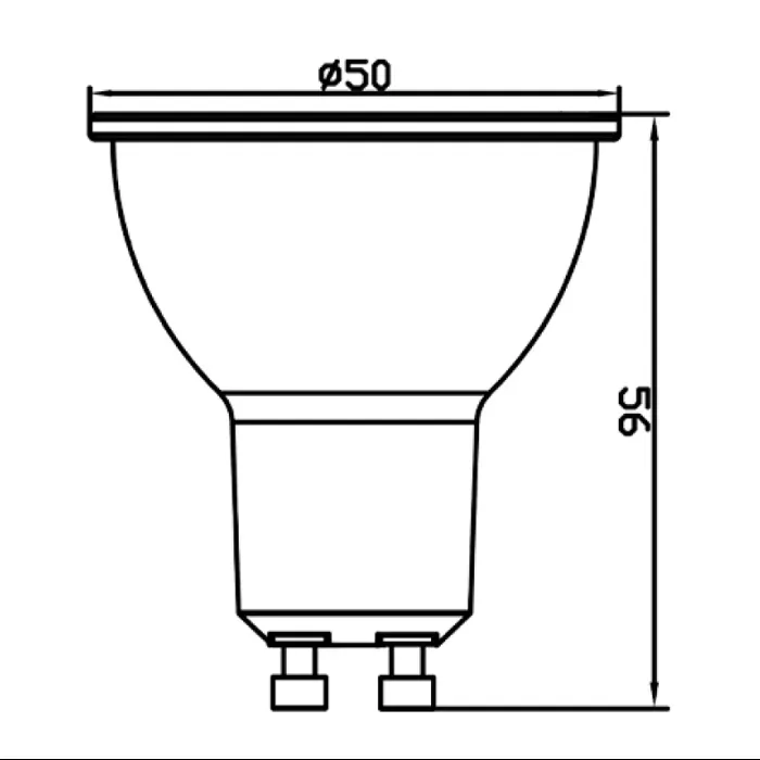 LED žarulja 5W 2700K 430lm GU10 110° IP20 BRAYTRON