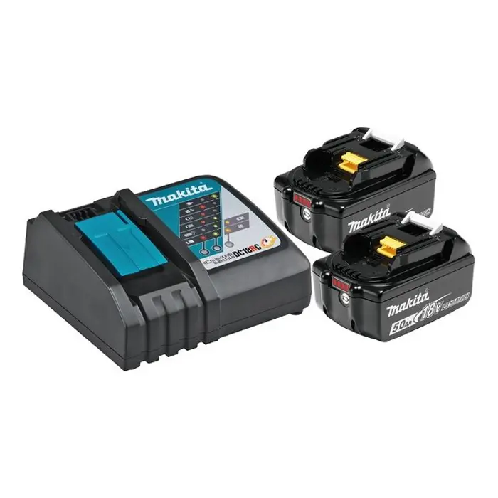 MAKITA AKU Power Set: 2x Baterija 18V 3.0Ah (BL1830B) + Brzi Punjač (DC18RC)